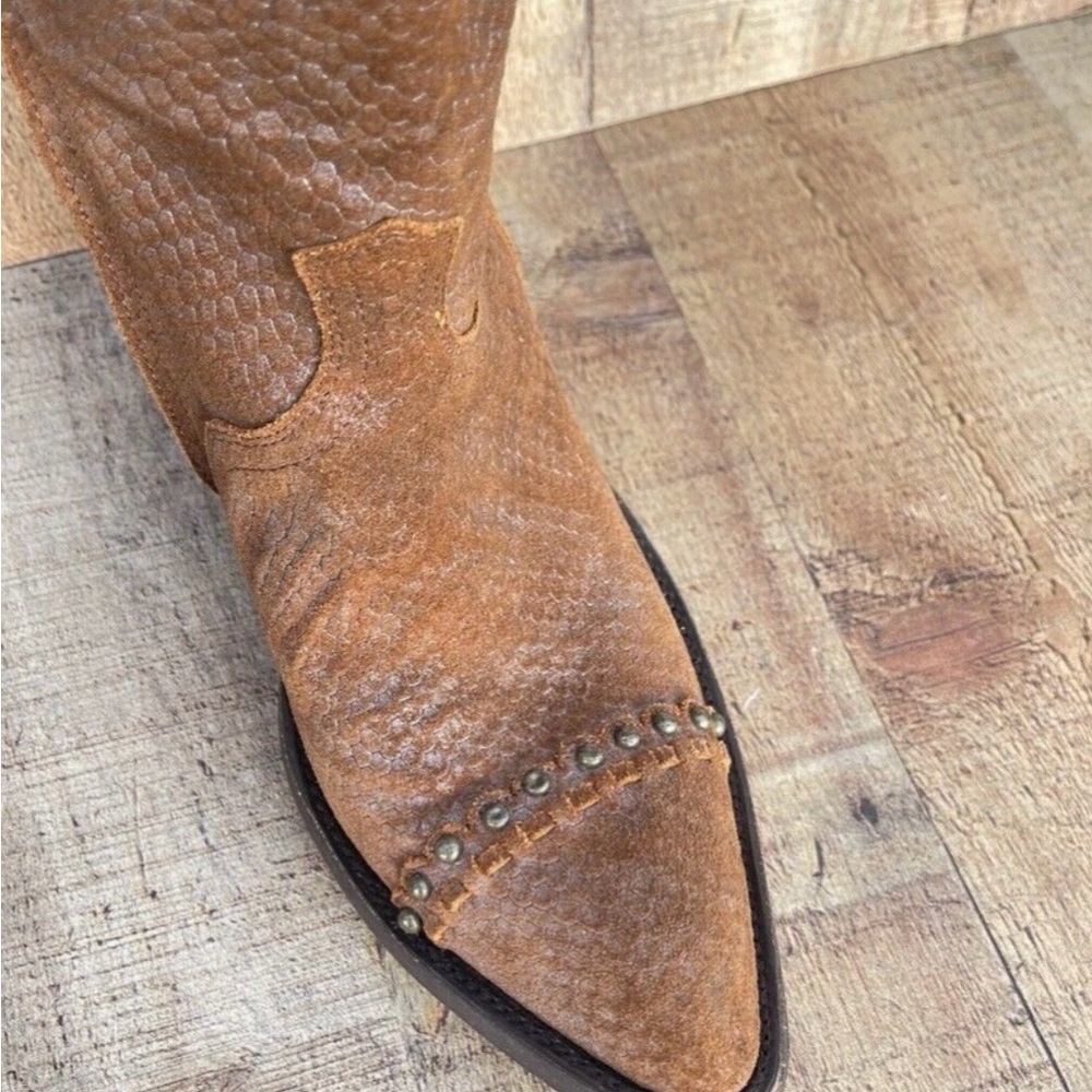 Old Gringo Boots Savannah Dance Brown Studded Sundance Size 7.5 B - Picture 10 of 15